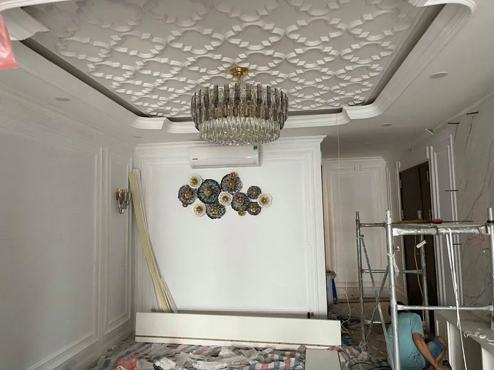 Mẫu phào chỉ trần nhà đẹp đơn giản