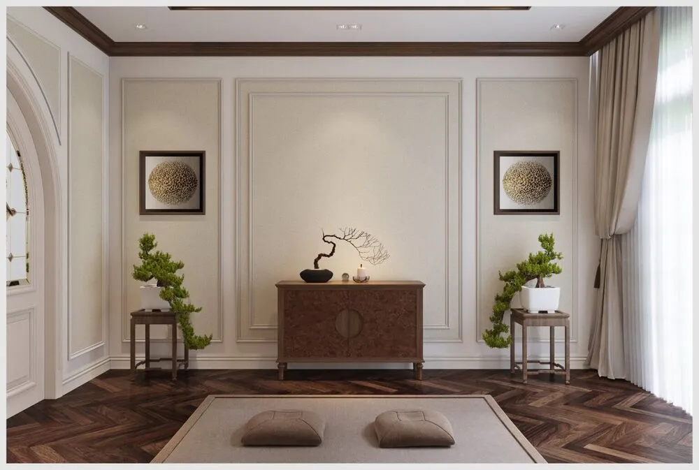 Mẫu phào chỉ trần nhà đẹp đơn giản