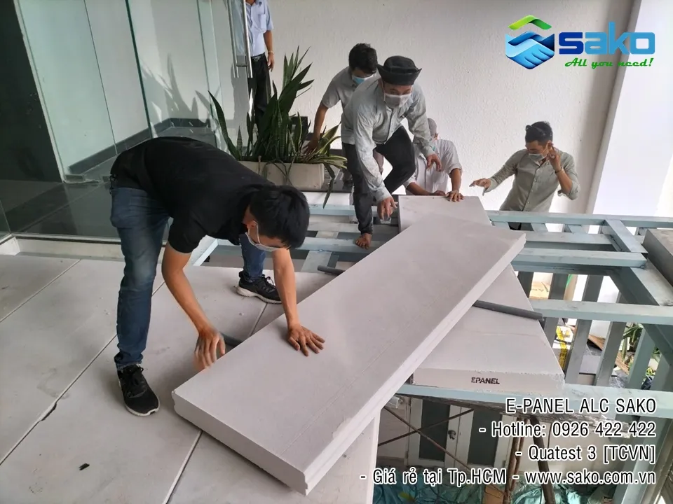 So sánh kích thước và cấu trúc giữa tấm bê tông nhẹ ALC và tấm xi măng cemboard