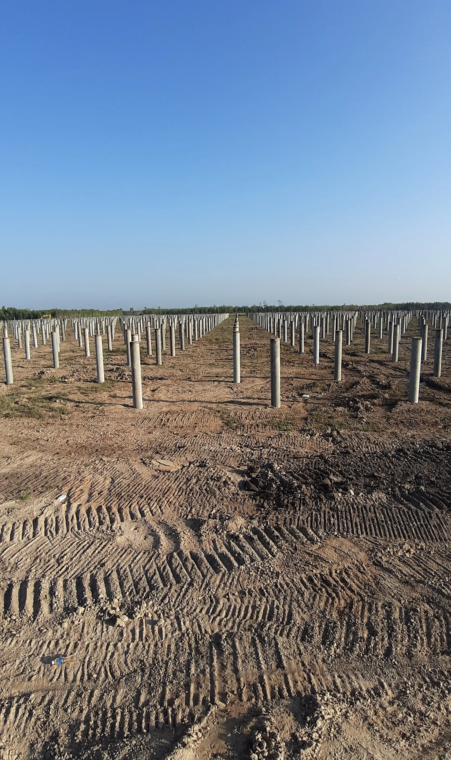 Nhà máy sản xuất cọc bê tông với dây chuyền hiện đại