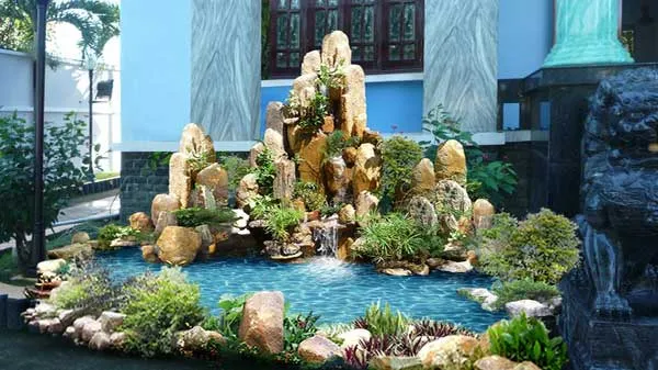 Chi tiết các bước trong cách làm hòn non bộ mini bằng xi măng tại nhà