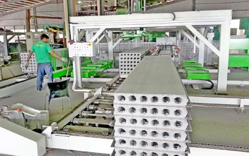 Sản xuất tấm tường Acotec