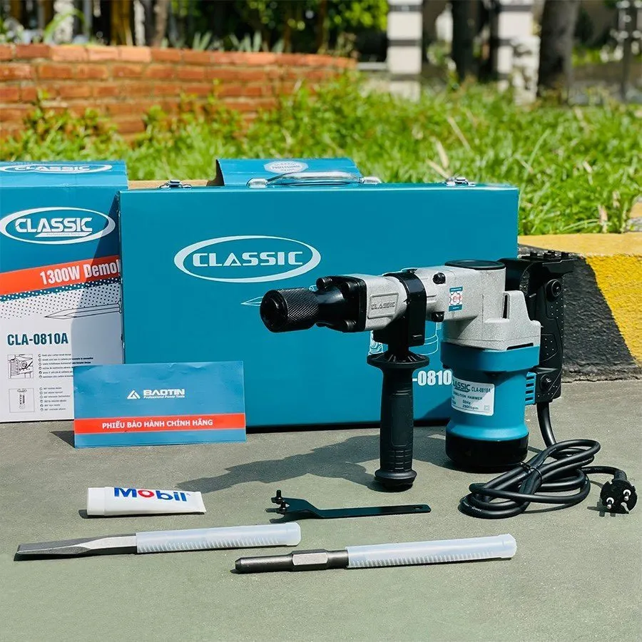 Tem chống hàng giả trên hộp máy đục Classic