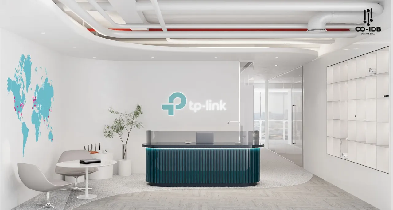 Phong cách quầy lễ tân tối giản, hiện đại