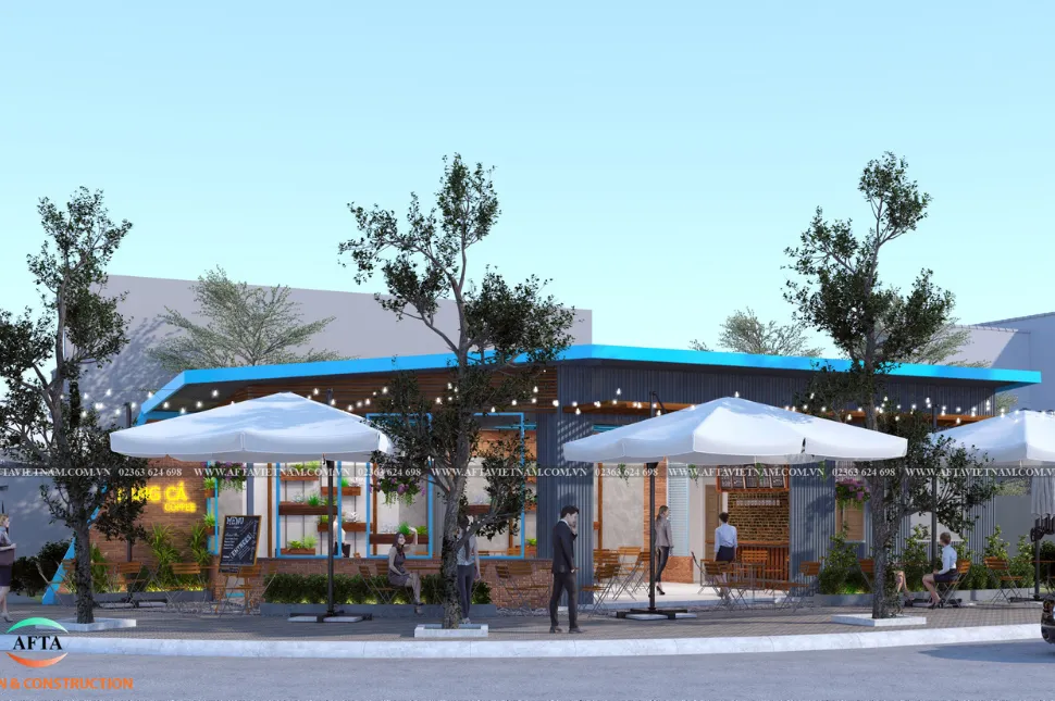 CÃ´ng trÃ¬nh quÃ¡n cafe Ä'Æ°á»£c thá»±c hiá»‡n bá»Ÿi AFTA