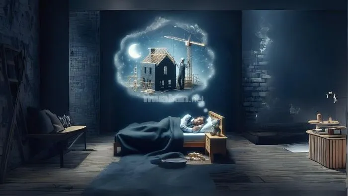 Quá trình thi công ngôi nhà mới trong giấc mơ phản ảnh khát vọng vươn lên