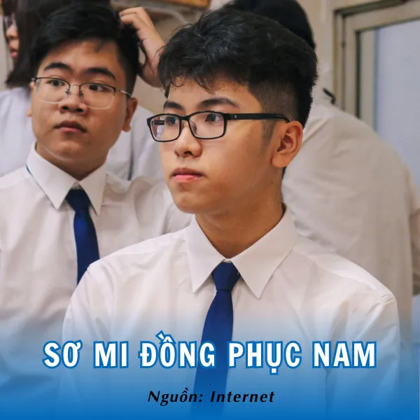 Mẫu áo đồng phục sơ mi nam lịch sự, trang trọng