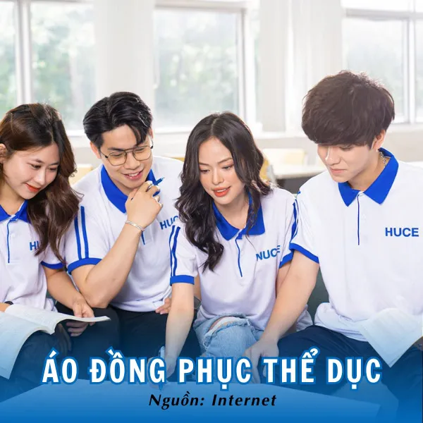 Mẫu áo polo đồng phục thể dục thoải mái, thoáng mát