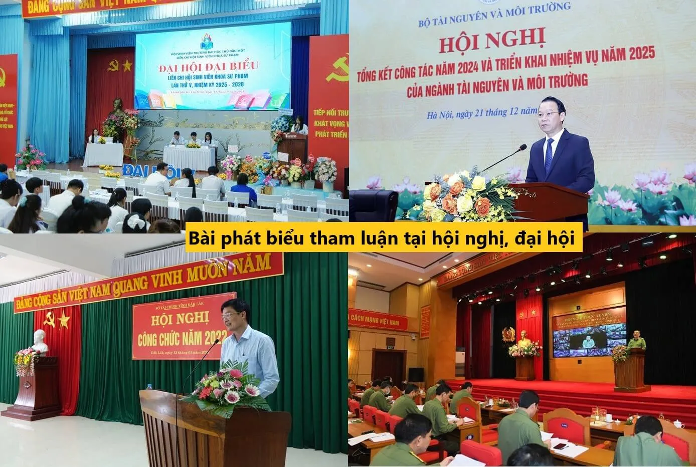 bai phat bieu tham luan