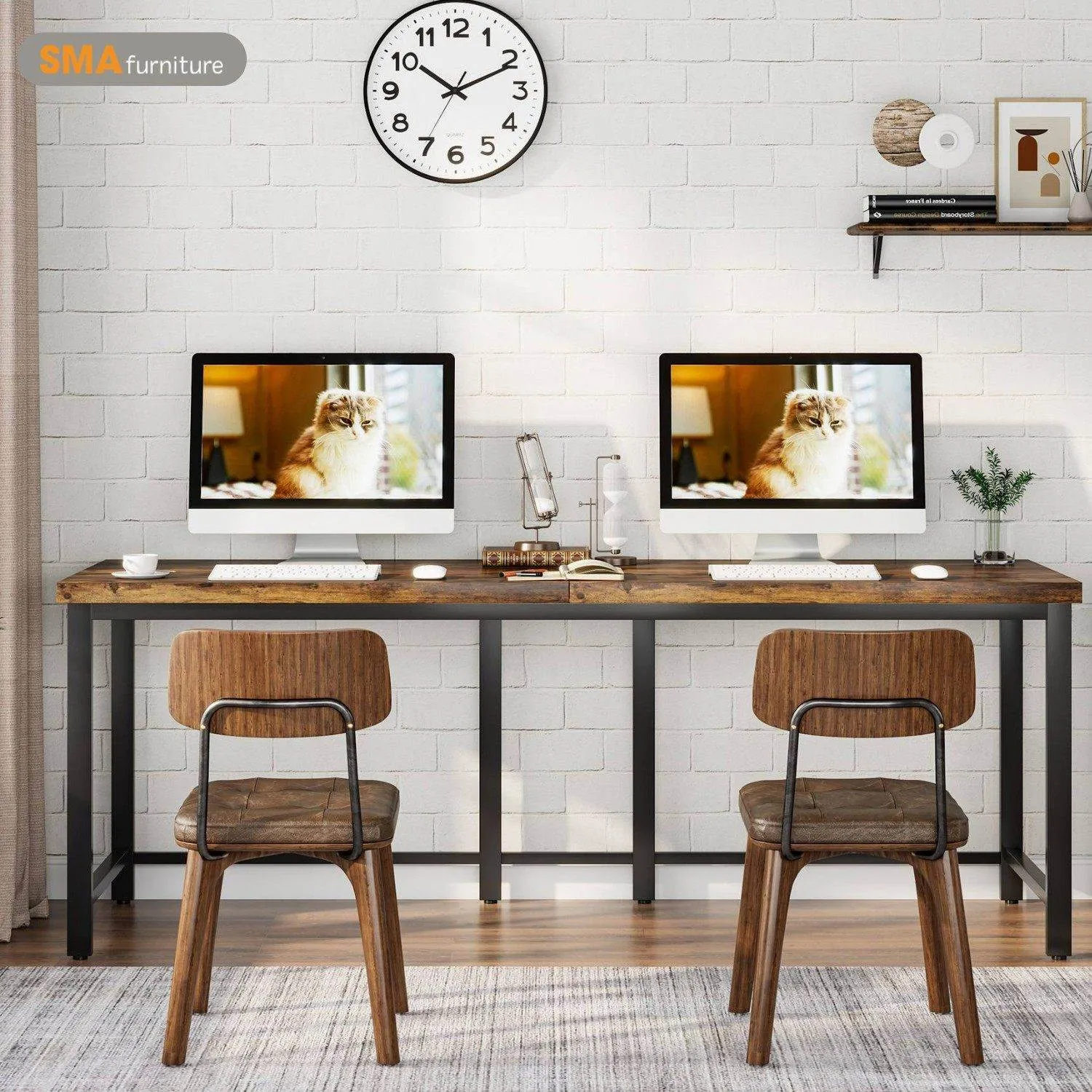 Lắp đặt bàn đôi học sinh cho bé ở gần cửa sổ