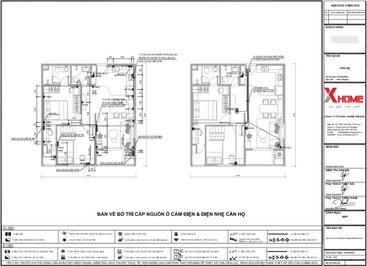Bản vẽ MEP trong hồ sơ thiết kế nội thất hoàn chỉnh