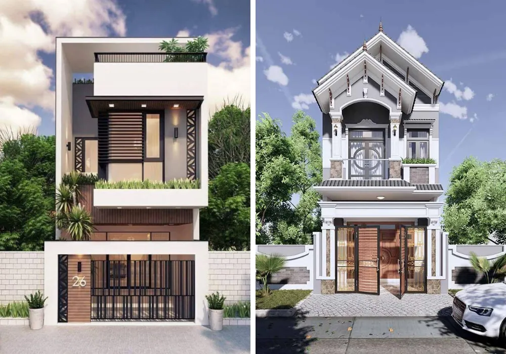 Bảng giá xây dựng nhà 2 tầng trọn gói tại MHOME