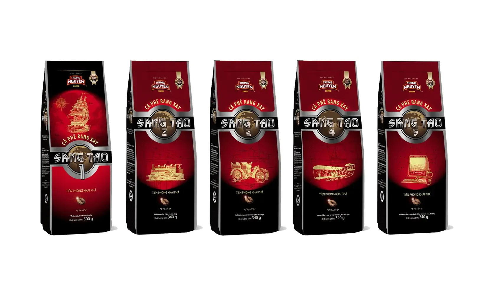 Bao bì cà phê Trung Nguyên đưa thương hiệu Việt ra thế giới