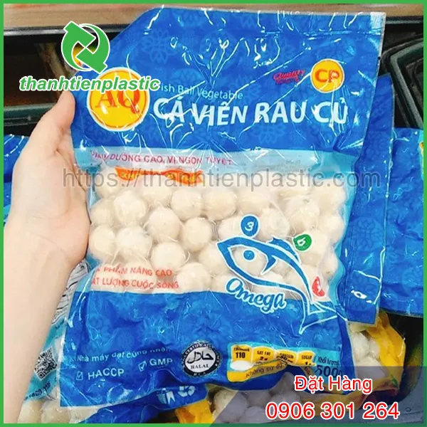 Bao bì thực phẩm đẹp màng ghép phức hợp dùng trong đóng gói hút chân không