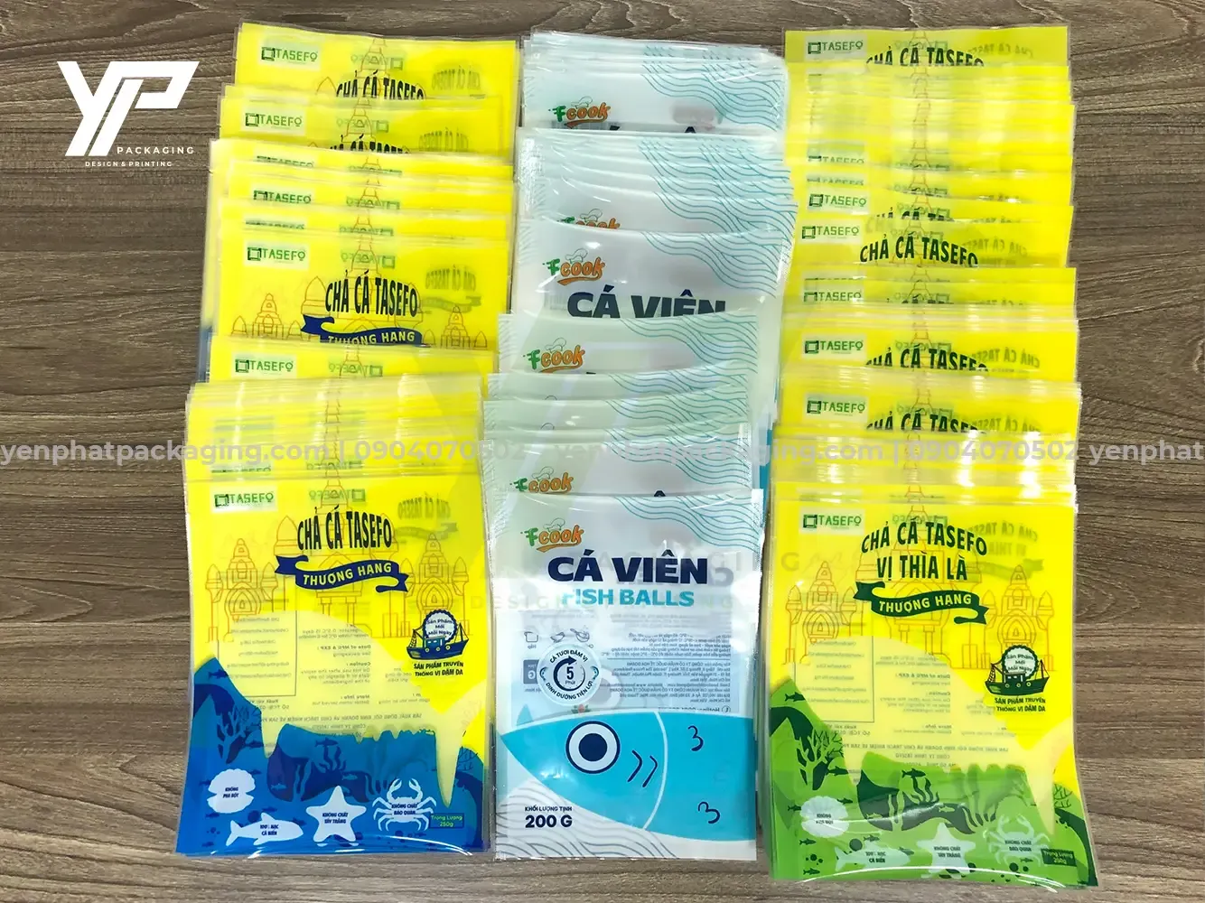 Bao bì đóng gói thực phẩm đông lạnh sản xuất tại Yên Phát