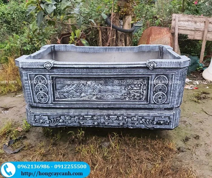 Bể đồng tiền hình vuông kích thước lớn