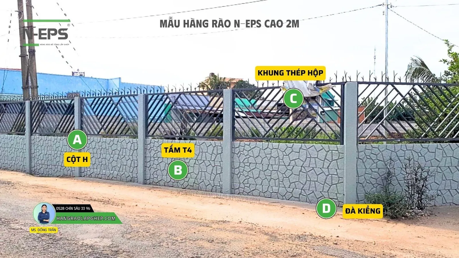 Tấm tường rào T4