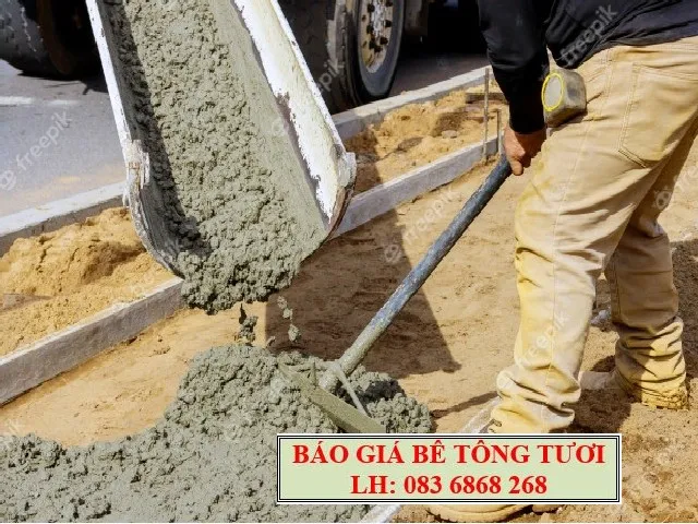 Bảng giá bê tông tươi các mác phổ biến năm 2026