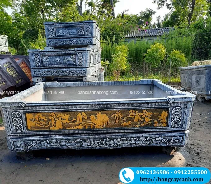 Bể xi măng chữ nhật 1m8x2m3