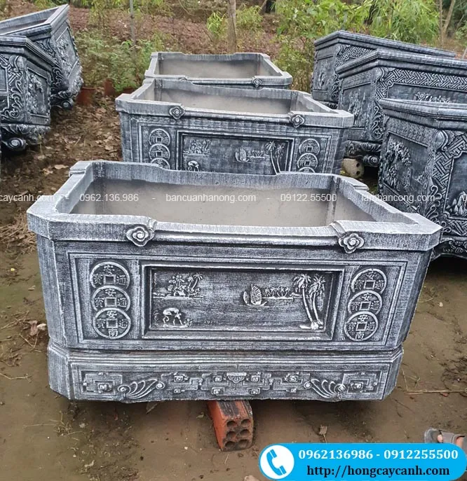 Bể xi măng vuông 1m