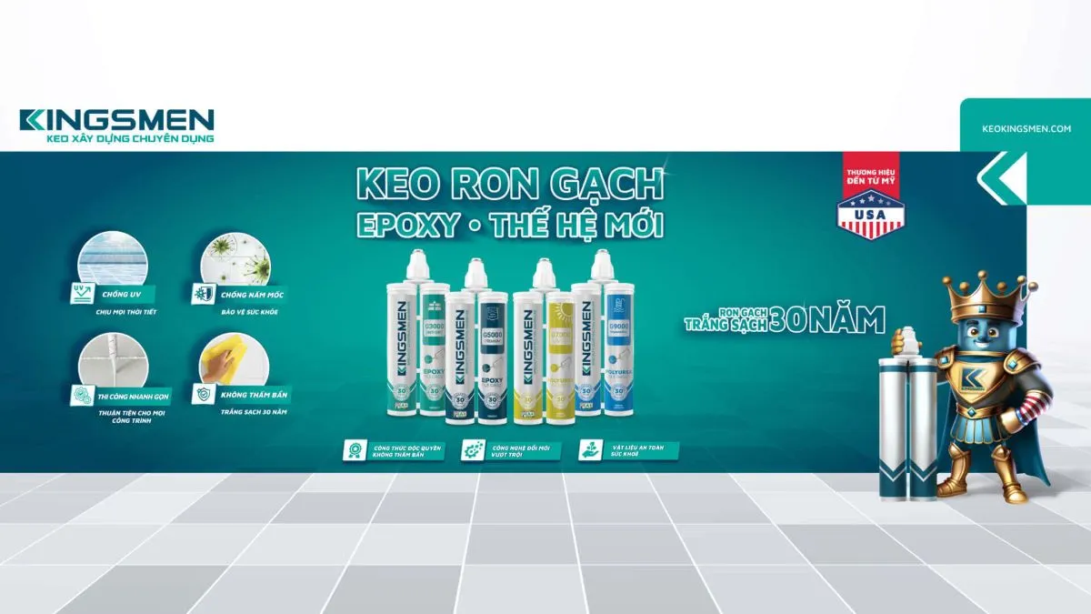 Sự lựa chọn đúng đắn vật liệu chà ron sẽ quyết định tuổi thọ của toàn bộ bề mặt sàn