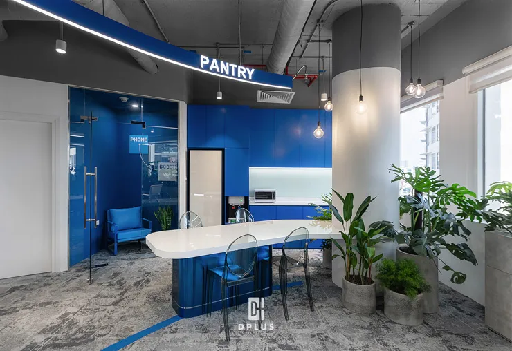 bố trí văn phòng làm việc Golden Asia