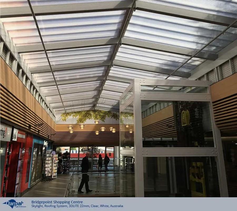 Mái che giếng trời PVC