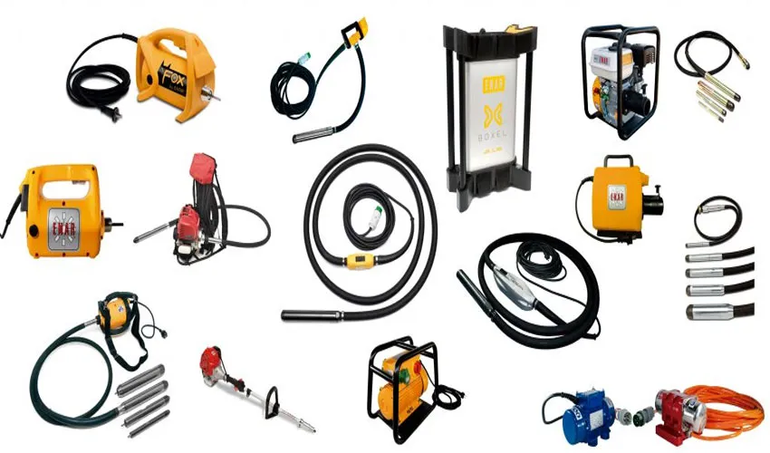 Các loại máy đầm rung khác nhau