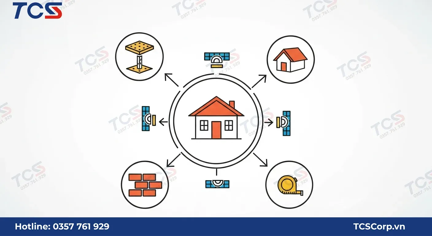 Các yếu tố ảnh hưởng đến chi phí vật liệu xây dựng