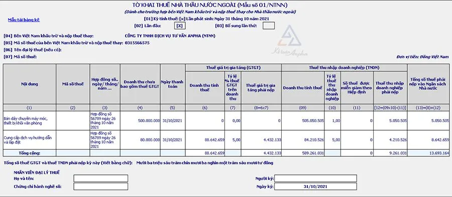 Tính toán số liệu