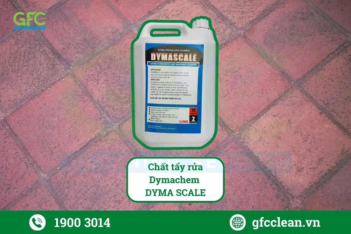 Cách làm sạch xi măng trên nền nhà bằng hóa chất tẩy rửa Dymachem