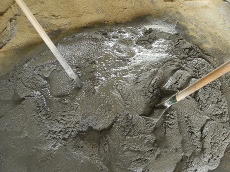 cách trộn xi măng