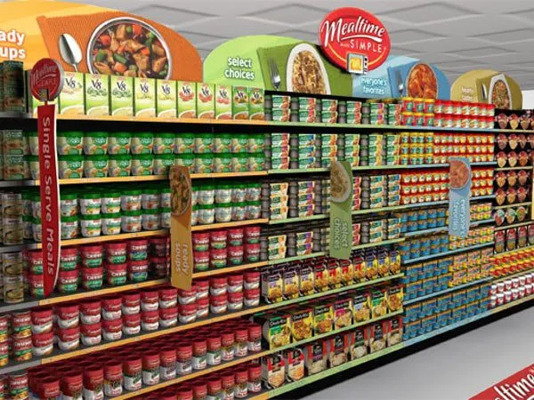 Trưng bày sản phẩm có nhu cầu cao ở vị trí đắt giá