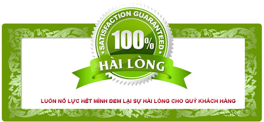 Cam kết sự hài lòng và đồng hành lâu dài cùng khách hàng trong suốt quá trình sử dụng máy