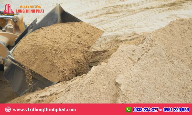 Các mẫu cát vàng hạt lớn chuyên dụng cho đổ bê tông móng và sàn nhà