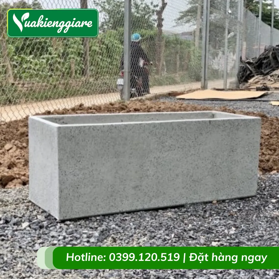 Chậu đá mài kích thước lớn 50x100cm là giải pháp tối ưu cho việc trồng các cụm tiểu cảnh