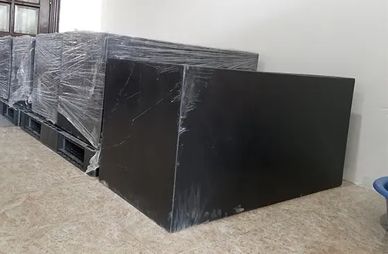 Dòng chậu hình chữ nhật dài 1m phù hợp để làm hàng rào cây xanh ngăn cách không gian