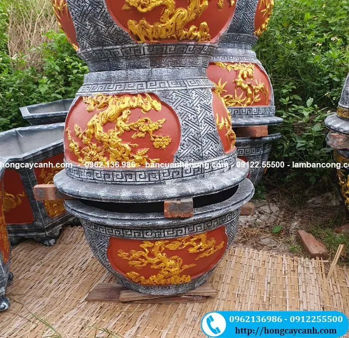 Chậu xi măng tròn Hà Nội