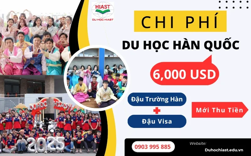 Chi phí Du học Hàn Quốc 2025
