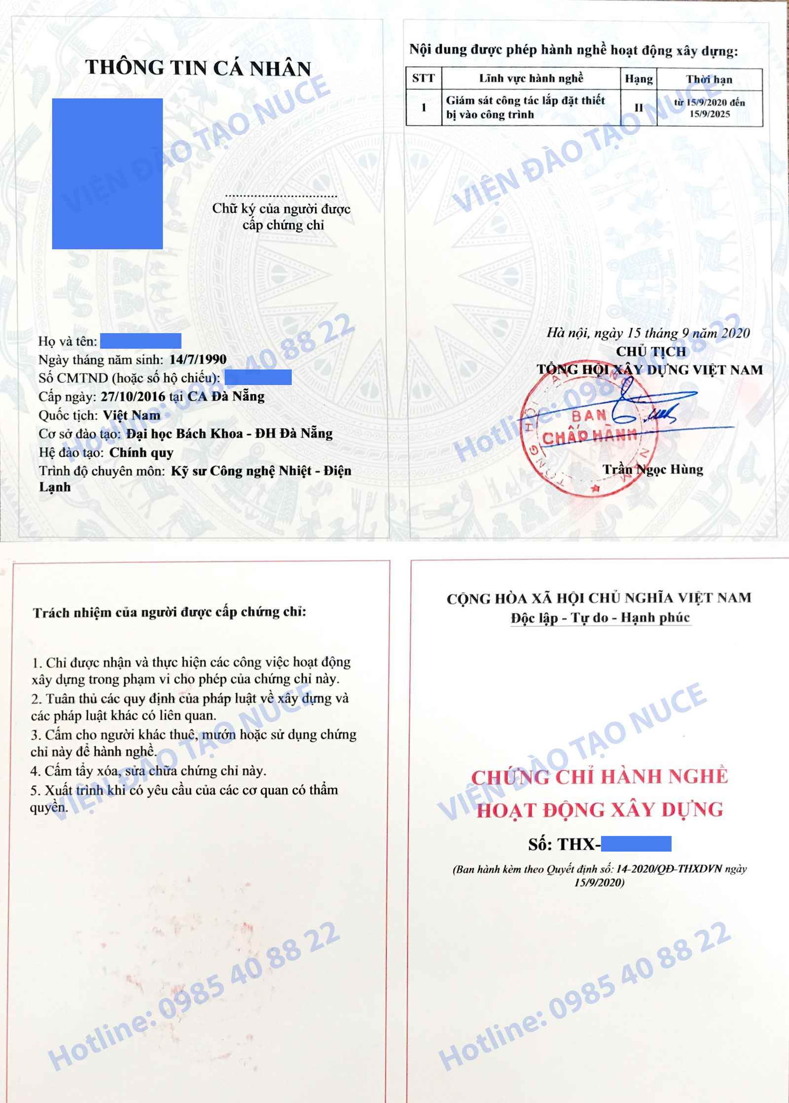 Công Nhận Hiệp Hội Các Nhà Thầu Xây Dựng Việt Nam Cấp Chứng Chỉ Hành Nghề Hoạt Động Xây Dựng