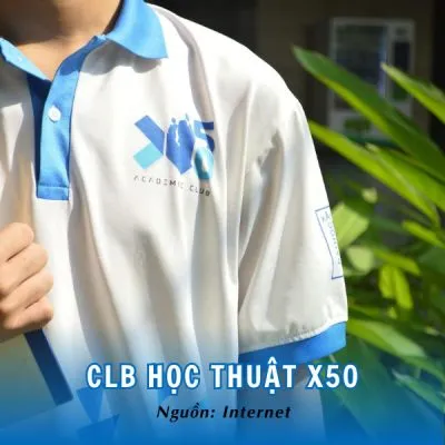 Áo polo đồng phục khoa học thuật X50