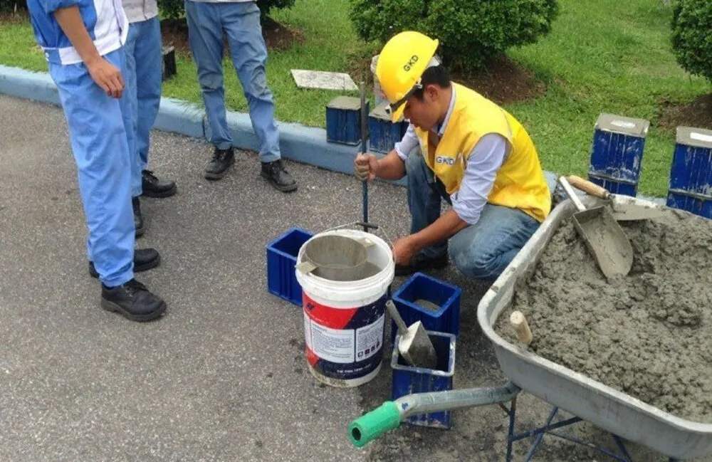 Quy trình thí nghiệm nén bê tông tuân thủ nghiêm ngặt TCVN 3118