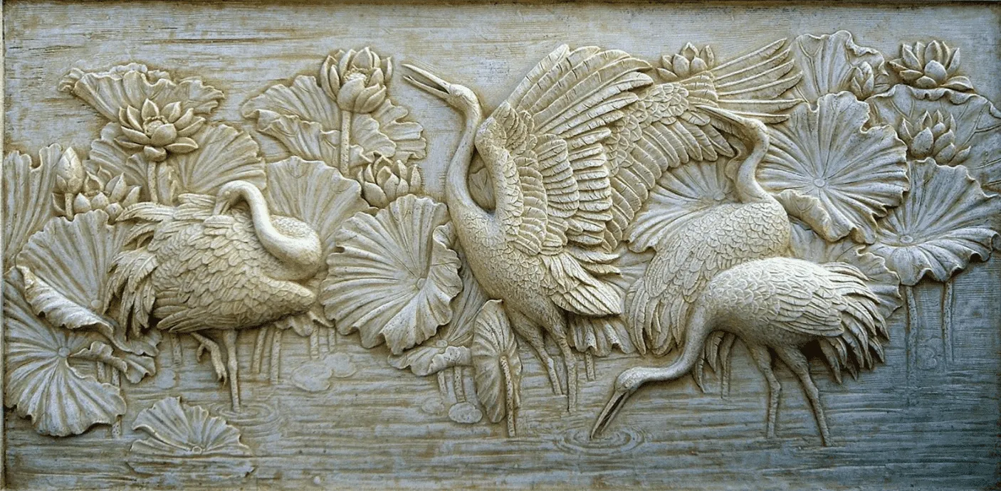 Tranh Phù Điêu Xi Măng Đắp Sẵn