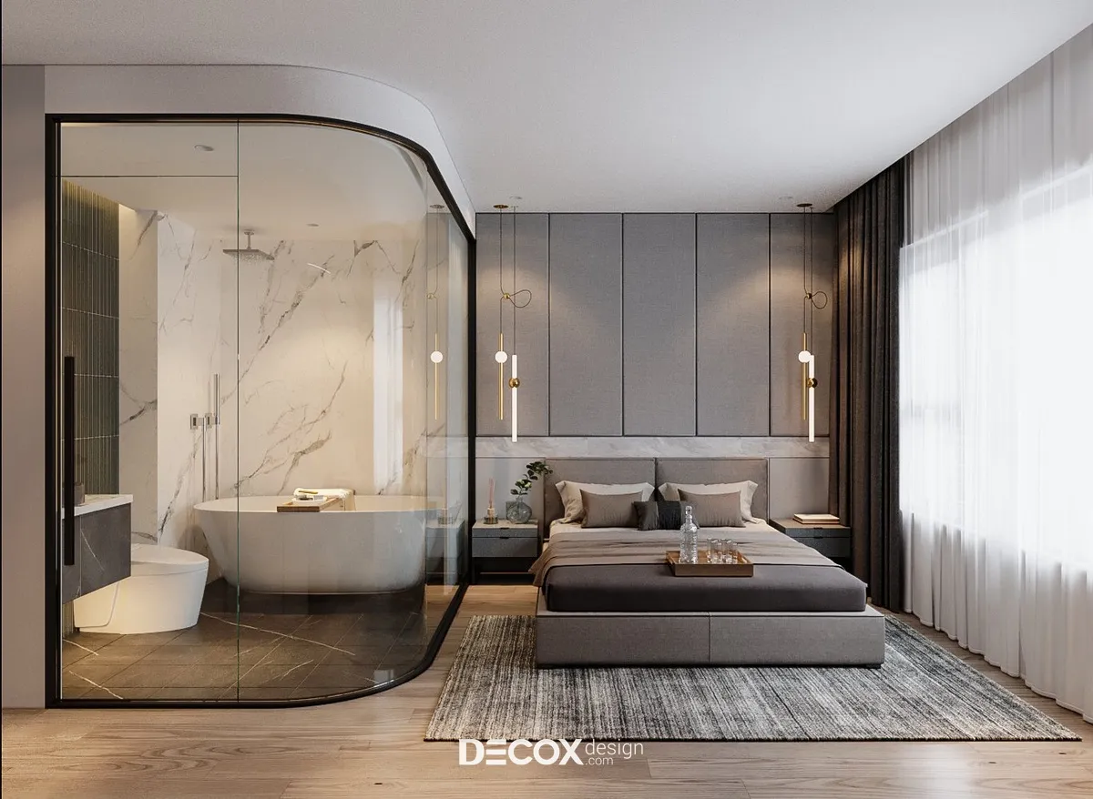 Phòng ngủ vợ chồng phong cách hiện đại