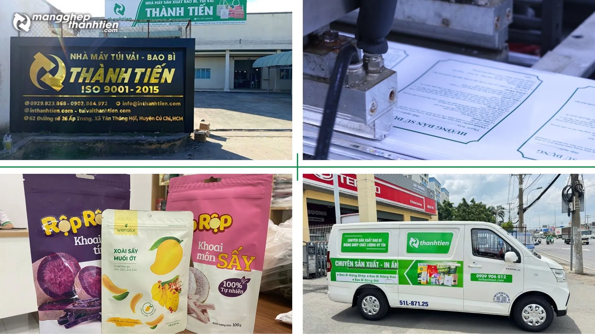 Dịch vụ in bao bì sản phẩm theo yêu cầu tại Màng Ghép Thành Tiến