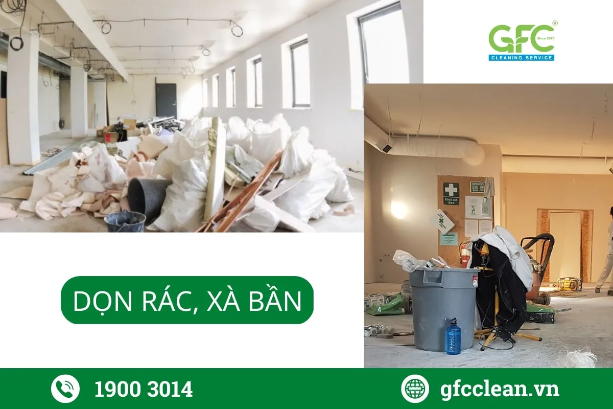 dịch vụ vệ sinh sau xây dựng