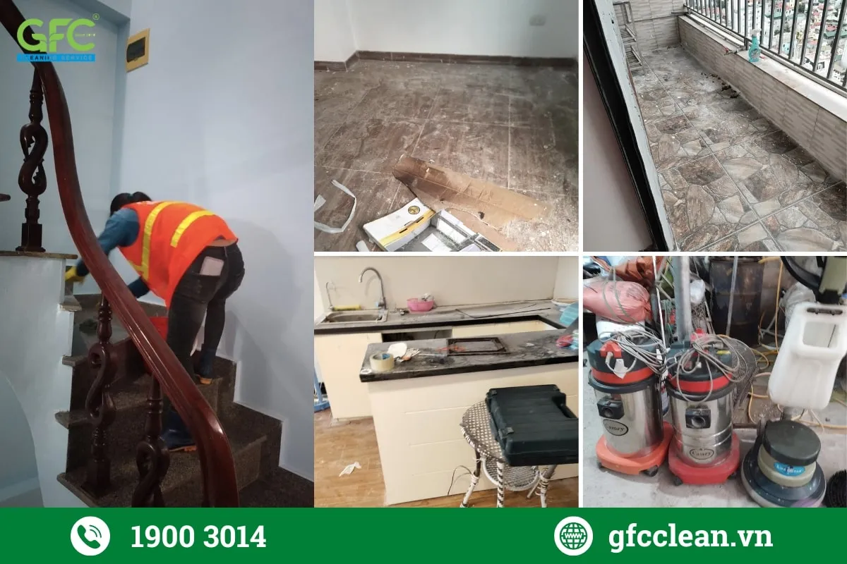 dịch vụ vệ sinh sau xây dựng