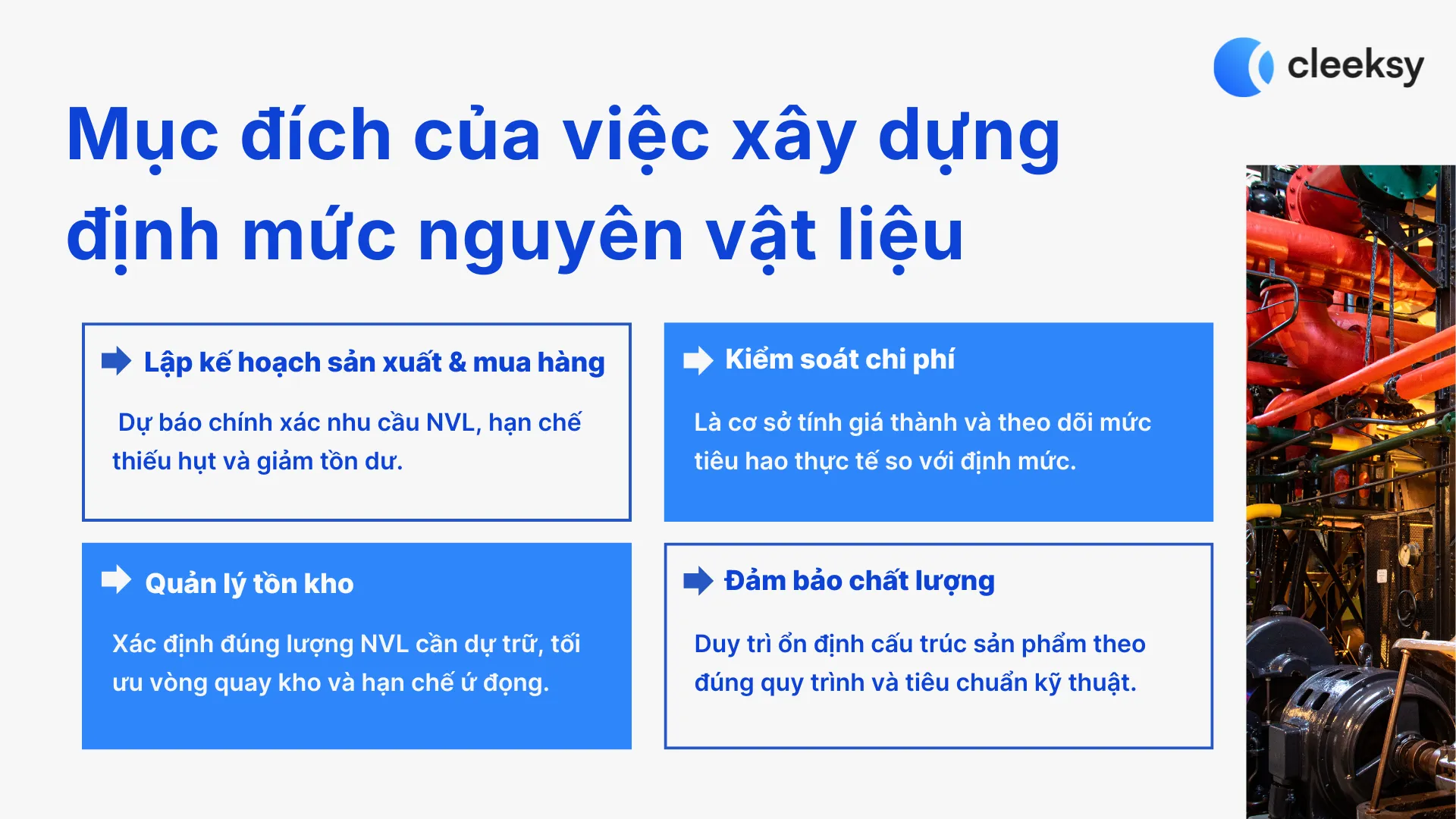 Định mức nguyên vật liệu: Cách tính và cách thiết lập BOM hiệu quả Cleeksy 1