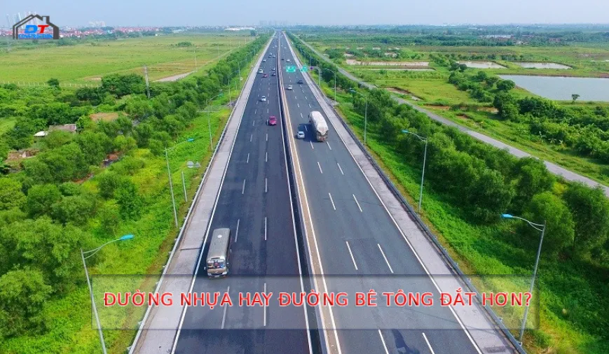 Đường nhựa hay đường bê tông đắt hơn