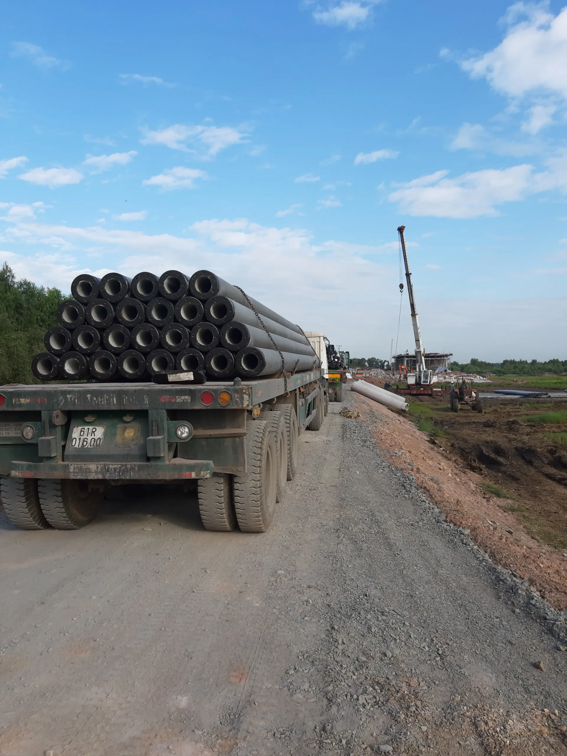 Sản phẩm cọc bê tông ly tâm ứng suất trước chất lượng cao